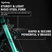 16T Kids Cycle – 95% Pre-Assembled Bike for Boys & Girls (MyBuddy, Green)
