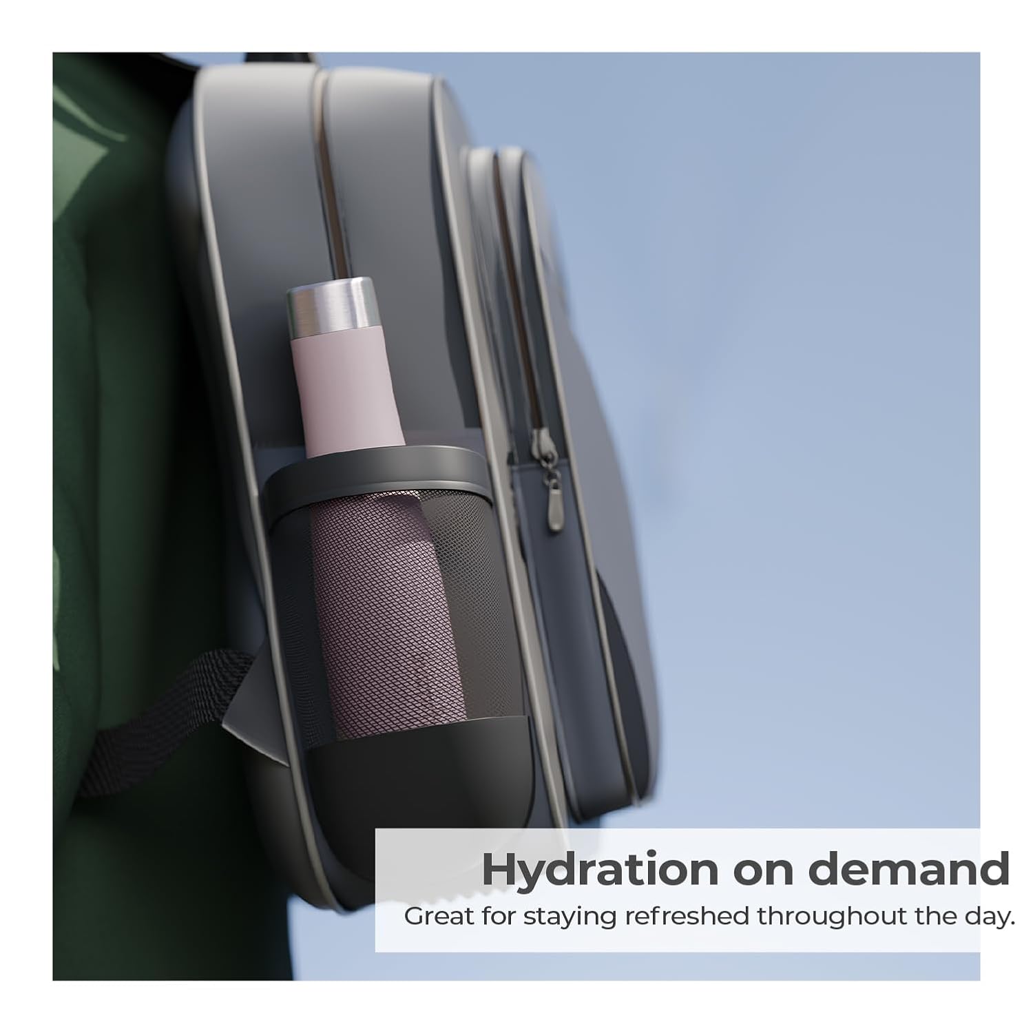 Lifelong Stainless Steel Water Bottle 900ml | Durable, Leak-Proof, Easy Grip, Rust Free, Easy-to-Clean, Odour-Free Bottle with Secure Cap for School, Travel, Gym & Work (LLBT03BL, Lavender)