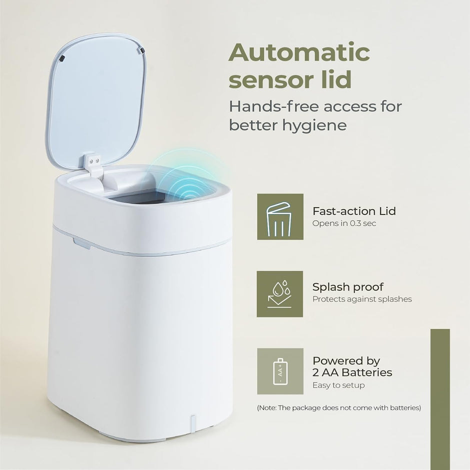 Lifelong Automatic Motion-Sensor Dustbin with Slow Descent & One-Touch Operation