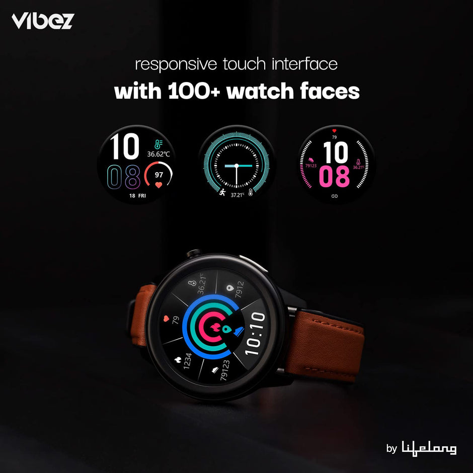 Vibez By Lifelong Xena SmartWatch For Men With Hd Display