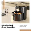 Lifelong 3.5L Small Air Fryer – Rapid Air Cooking, 90% Less Oil, 750W (Black)