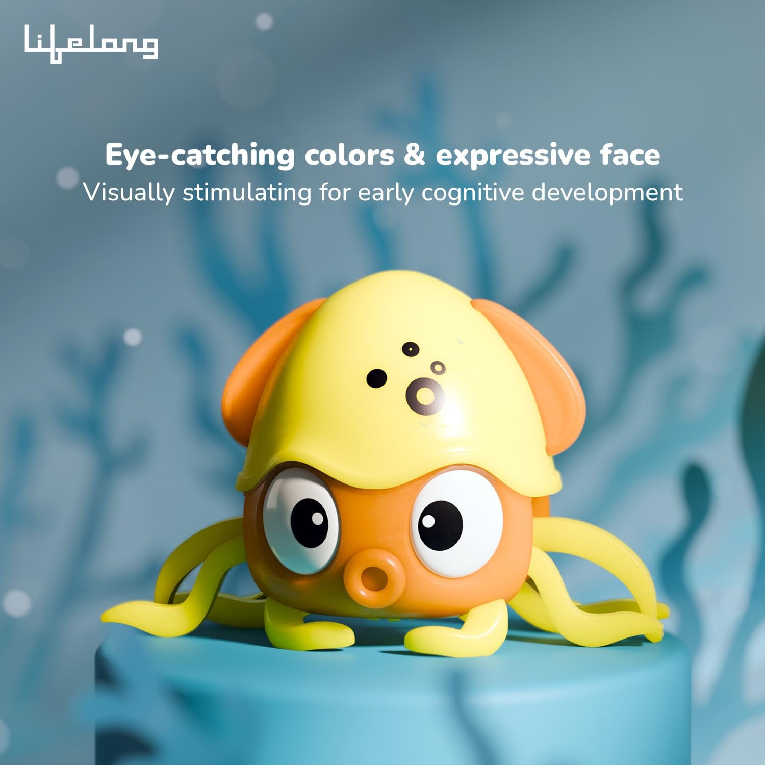 Lifelong Cuppy Bump & Go octopus