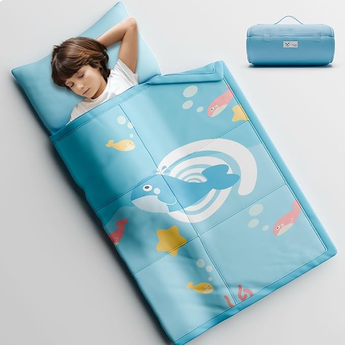 Cuppy Toddler Nap Mat with Pillow