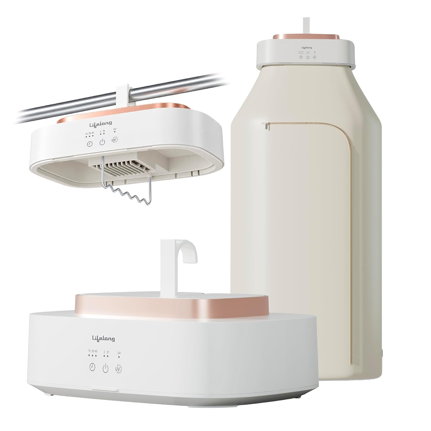 Lifelong Foldable Electric Clothes Dryer Machine 600W with UV Sanitization