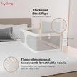 Cuppy 3-in-1 Baby Crib & Bassinet – Portable Bedside Co-Sleeper with Mesh Window