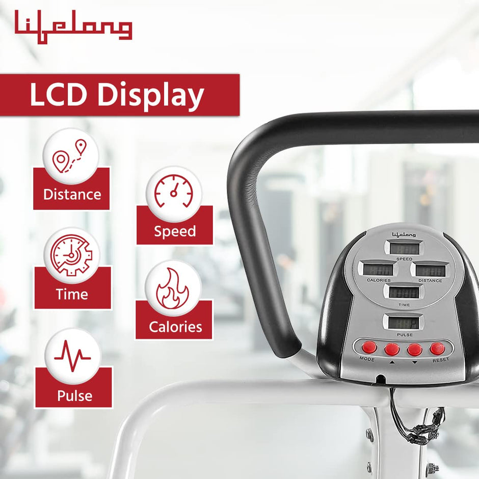 Lifelong LLTM144 4-in-1 Manual Treadmill – Jogger, Stepper, Twister & Push-Up