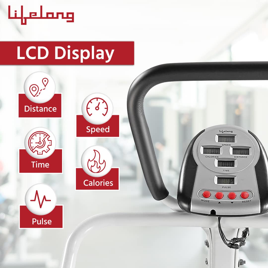 Lifelong LLTM144 4-in-1 Manual Treadmill – Jogger, Stepper, Twister & Push-Up