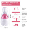 Lifelong Steamer & Vaporizer for Cough, Cold & Facial-100ml | Nano-Ionic Portable Face Steamer for Facial, Steam Inhaler for Sinus & Vaporizer Machine for Adults & Kids | 10Sec Mist, 10 Cotton Pads
