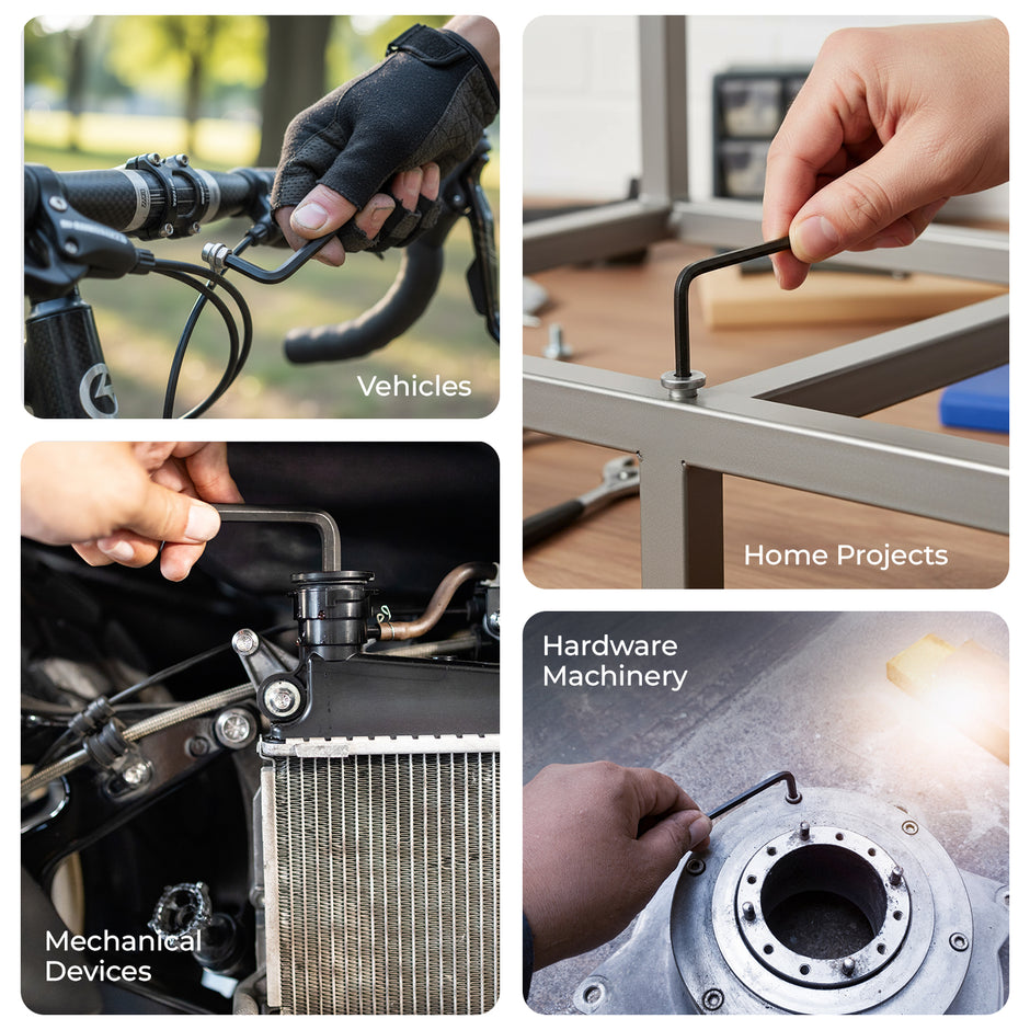 Lifelong 8-Piece Steel Hex Key Set for Home Repairs, DIY & Workshop Use