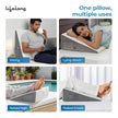 Lifelong Wedge Pro Pillow | Memory Foam for Neck Pain & Shoulder Pain
