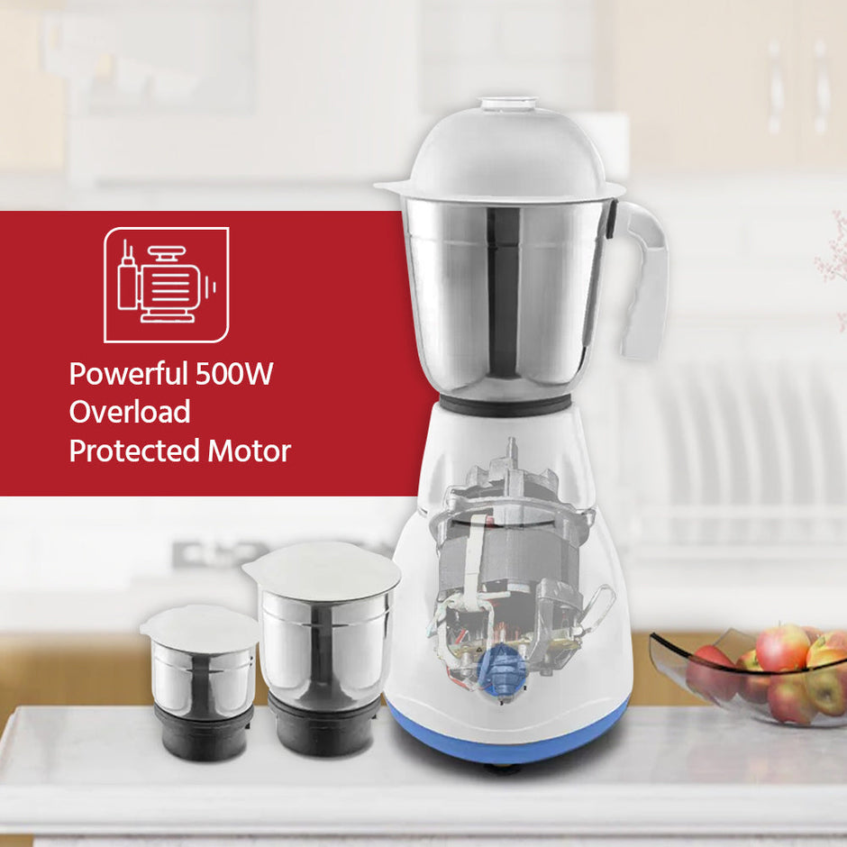 Lifelong LLMG20 500-W Mixer Grinder with 3 Jars