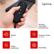 Lifelong Motorized 4.5 HP Foldable Walking Pad for Home | Treadmill for Home | 8 km/hr Speed | LED Display & Remote Control | Slim Under-Desk Walk Machine | 110 kg Capacity Ink Black