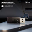 Wireless CarPlay Adapter | Compatible with iPhone/iOS | Stick Cast - Supports Bluetooth & Wi-Fi (LLECA10)