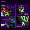 Lifelong Phone Cooler for Gaming | Powerful Semiconductor Technology | Magnetic Attachment For iPhone & Android | Additional Clip | Instant Cooling Fan for Mobile with 3 Speeds | USB Wired | RGB Light