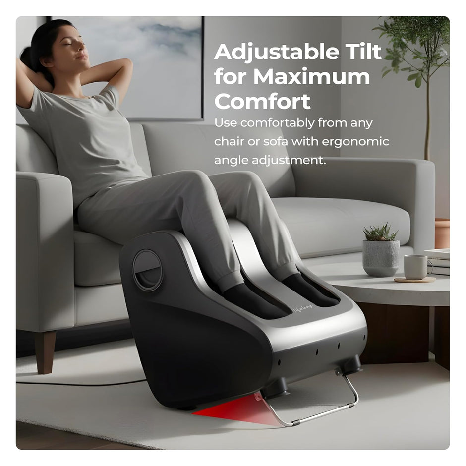 Leg, Foot & Calf Massager Machine with Vibration