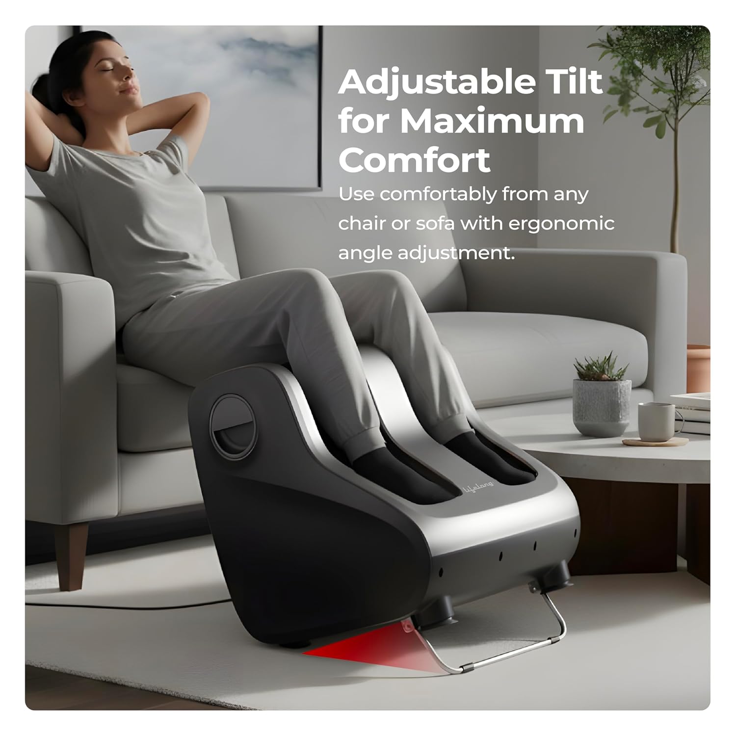 Leg, Foot & Calf Massager Machine with Vibration