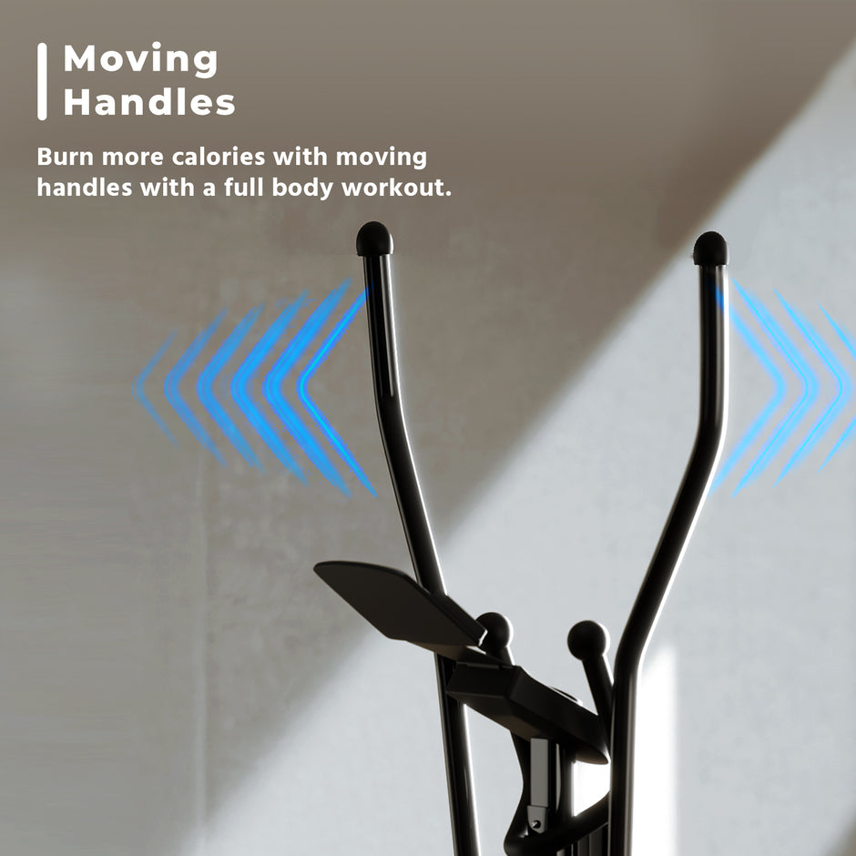 Elliptical Cross Trainer – 6 kg Flywheel, Magnetic Resistance, Touch LED Display & Tablet Holder