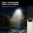 Lifelong 100 W Solar Light for Outdoor Garden | 6000 mAh Waterproof Wall Light with Remote | Street Light with 1200 Lumens | Motion Sensor | Energy Saving for Home| Ideal for Gate, Yard & Pillar