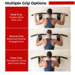 Lifelong Pull Up Bar Wall Mounted | 200kg Capacity| Foam Grip Pull Up Bar for Home | Gym Equipment for Home Workout| Triangle Support | Strong Wall Base| Pull up Bar for Home for Kids, Men & Women