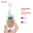 Lifelong Electric Nerve Stimulation Pulse Tens Massager Digital Massage Machine for Body, 4 Gel Pads, 5 Massage Modes and 16 Intensity Levels Massager for Physiotherapy and Pain Relief