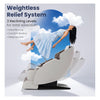 Lifelong Full Body Massage Chair with Recliner for Home & Office|SL Track & Back Heating| 3D Rollers for Pain Relief |16 Airbags, 5 Auto Programs, 3 Intensities, Foot Rollers, Zero Gravity, Bluetooth
