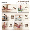 Lifelong Vibration Plate Exercise Machine with Remote & Resistance Bands |Home & Gym Full Body Massager Machine for Pain Relief, Tone Muscles & Weight Loss| 9Programs, 120Speeds, 20Timers, Bluetooth