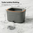 Lifelong Spin Mop for Home & Office Cleaning | Clean & Dirty Water Separation | 360° Rotary Dehydration Wringer | Floor Cleaning with 2 Microfiber Pads included | Cleans Wet & Dry Surfaces Efficiently
