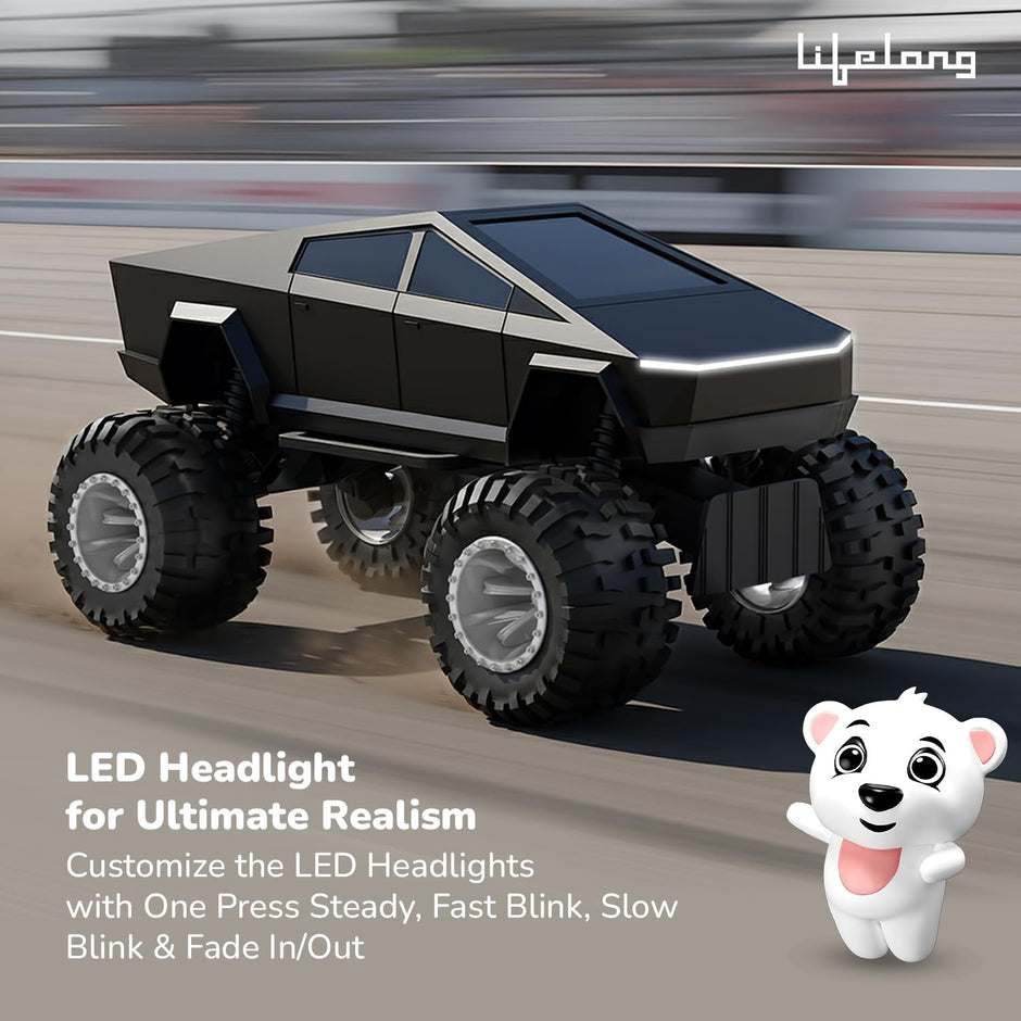 Lifelong Cuppy Cyberon RC Off Road Truck with Turbo Speed & LED Lights