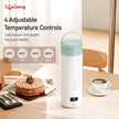 Lifelong 2-in-1 Portable Electric Kettle Bottle 400ml, Digital Touch, 4 Temp (LLEPK09)
