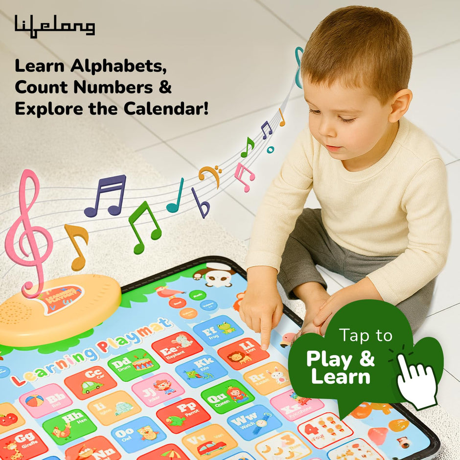 Lifelong Cuppy Talking Alphabet Learning Playmat for Kids