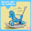 Lifelong Horse Rocker Ride-On for Kids 1-5 Yrs