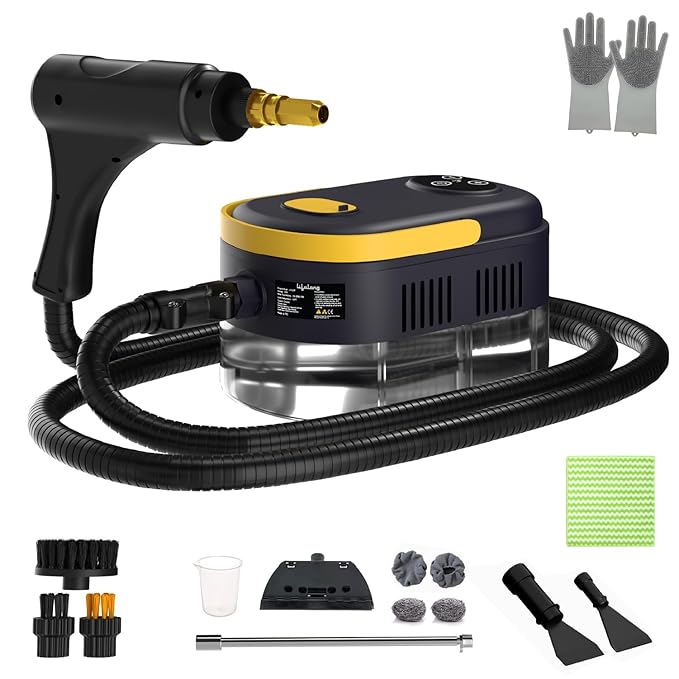 1500W Portable Steam Cleaner with Copper Nozzle