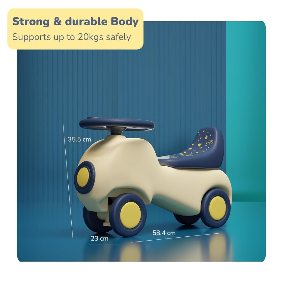 Lifelong Cuppy Speedster Ride-On Car | Battery-Free Push Toy for Kids 1–4 Years