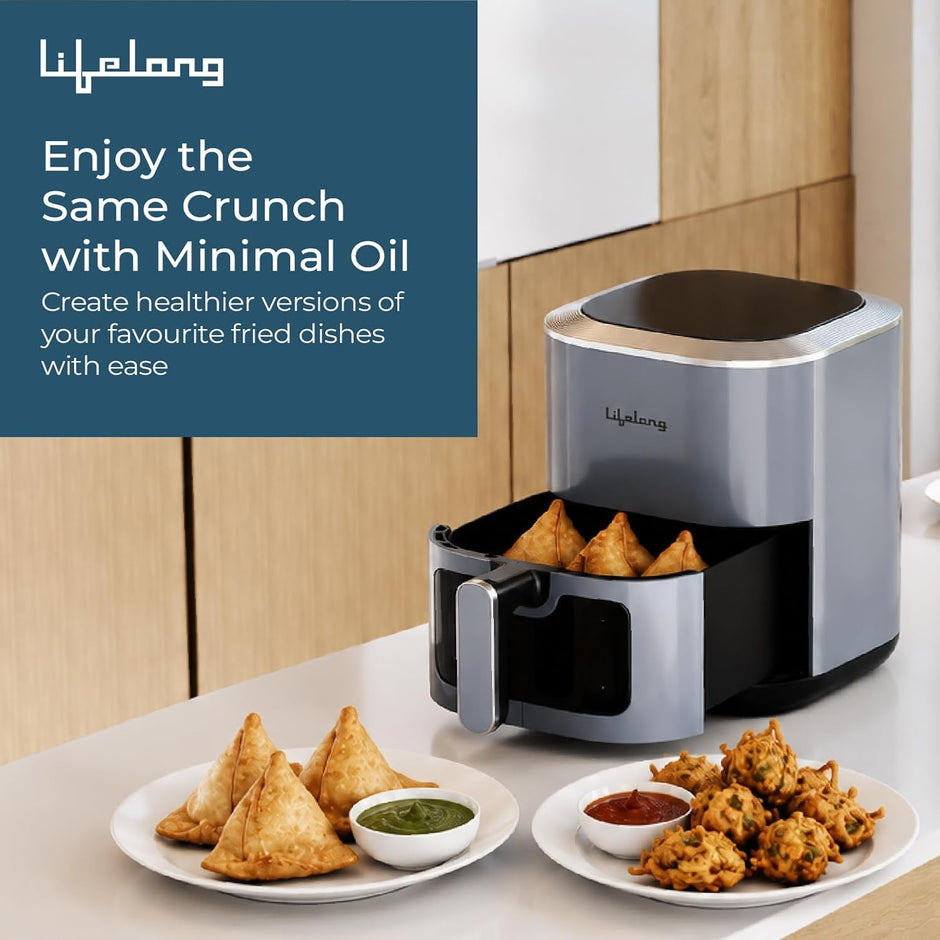 Lifelong Air Fryer| 7L Capacity, 1500W Power