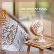 Lifelong Portable USB Fan with 3 Speeds | Up to 5-hours Battery Backup