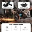 Lifelong 850W Angle Grinder Machine | Electric Grinder | Metal Cutting Machine | 100mm