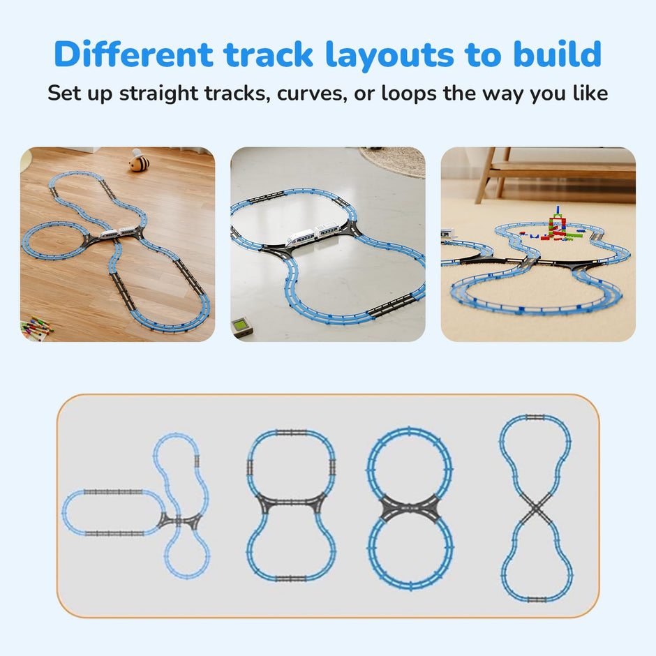 Lifelong Vande Bharat Toy Train Set with Lights, Sounds & Multi-Layout Tracks