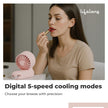 Lifelong Hand Fan with Ice Touch | Portable & Foldable Rechargeable Fan