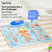 Lifelong Cuppy Bilingual Talking Playmat | English & Hindi Body Parts Learning Mat