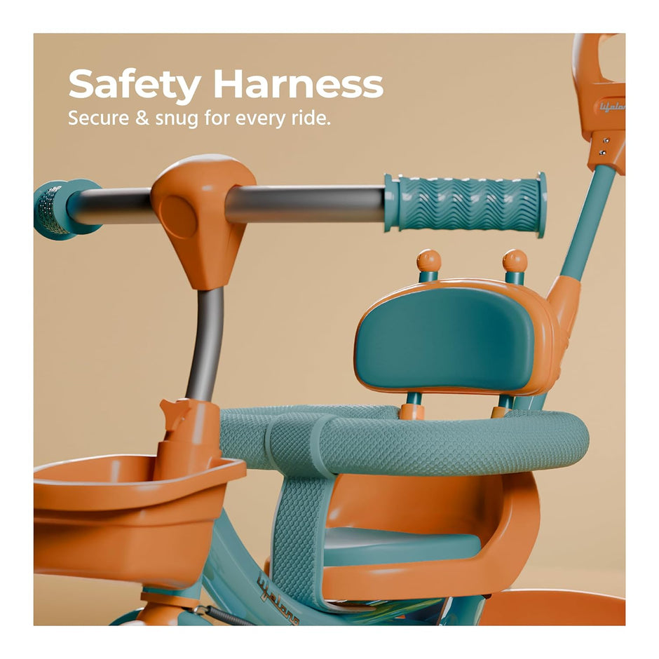 Lifelong Kids Harness Parental Control Tricycle