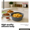 Lifelong Silicone Air Fryer Basket Tray with Ear Handles | Pack of 2