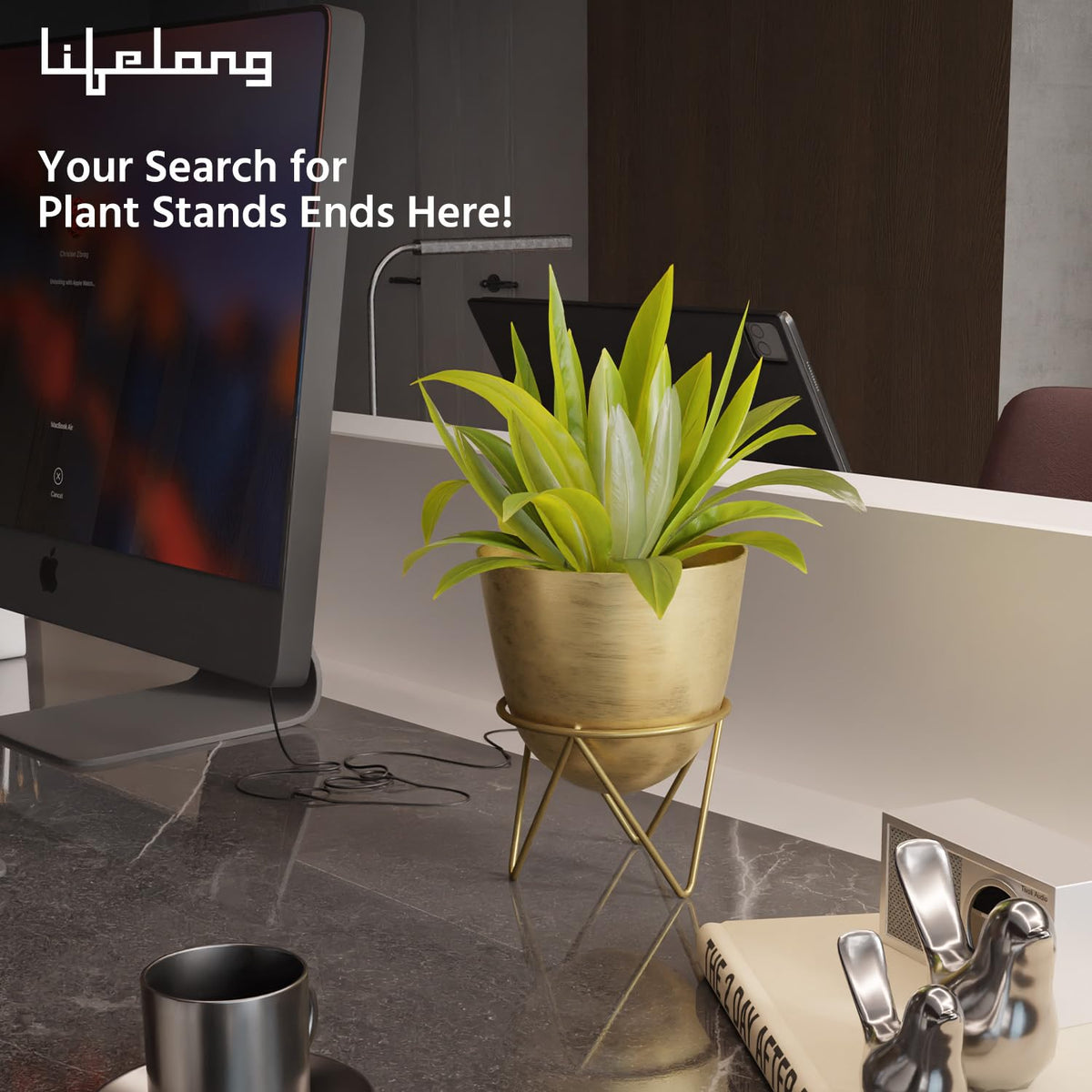 Metal Plant Stand Set of 2
