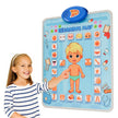Lifelong Cuppy Bilingual Talking Playmat | English & Hindi Body Parts Learning Mat