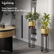Metal Plant Stand Set of 2 – Indoor & Outdoor Anti-Rust Pot Holders (30Kg Capacity)
