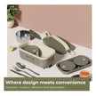 Lifelong Electric Lunch Box | Set of 4 (2pcs 300ml + 2pcs 175ml)
