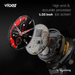 Vibez by Lifelong Bold Smartwatch For Men Bluetooth Calling 1.32