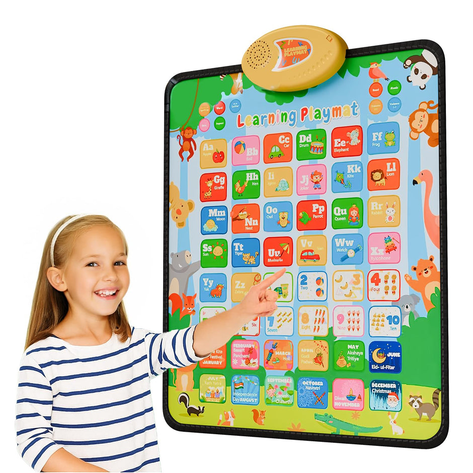 Lifelong Cuppy Talking Alphabet Learning Playmat for Kids