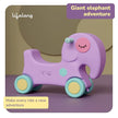 Lifelong Cuppy Elephant Ride-On Toy | Push Ride for Kids 1-3 Years