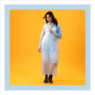 Lifelong Women’s Raincoat – 100% Waterproof One-Piece with Hood, Side Pocket & Snap Buttons, Lightweight & Portable Travel Rainwear (Sky Blue, M)