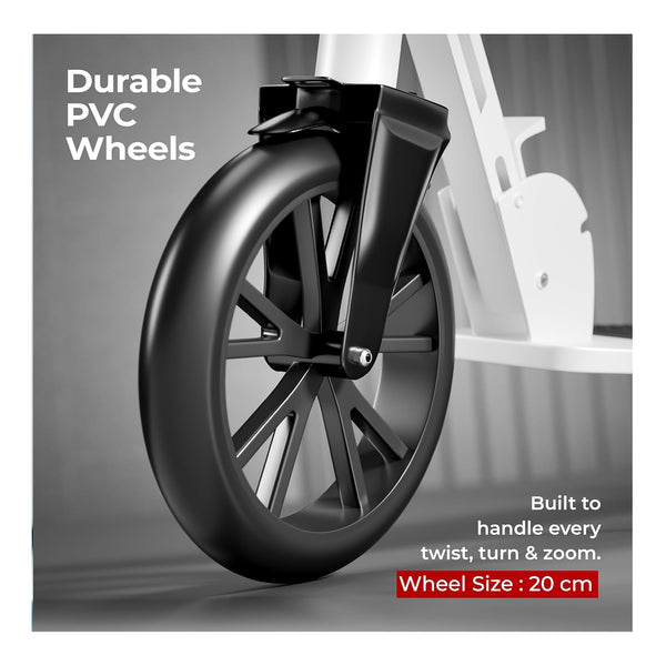 Foldable Adult Kick Scooter with Adjustable Height